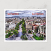 ES Europe - Spanje - Barcelona la Rambla - Briefkaart (Voorkant)