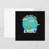 Es Gibt Nur Eine Erde Klimaschutz Umweltschutz Nat Kaart (Voorkant / Achterkant)