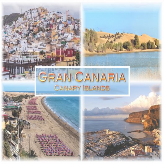 ES Gran Canaria - Las Palmas - Dunes de Maspalomas Sticker (Voorkant)