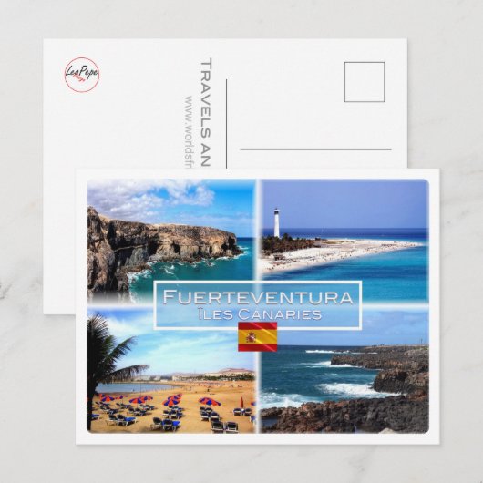 ES Iles Canaries - Fuerteventura - Cuevas de Ajyuy Briefkaart (Voorkant / Achterkant)