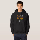 Es Ist Zeit Für Plan B Bitcoin Btc Slogan Hoodie (Voorkant volledig)