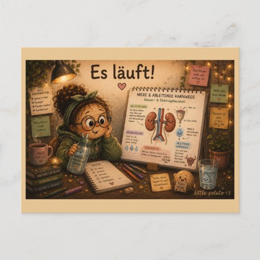 Es läuft! briefkaart (Voorkant)