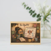 Es läuft! briefkaart (Staand voorkant)