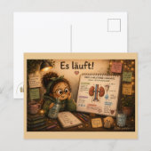 Es läuft! briefkaart (Voorkant / Achterkant)