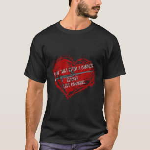 Es Love Cannons Grappige Volwassene Meme Gamer Ani T-shirt