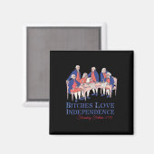 ES Love Independence Thomas Grappig 4 juli Magneet (Voorkant / Achterkant)