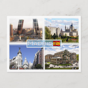 ES Madrid - Puerta de Europa - plaza de Castilla - Briefkaart
