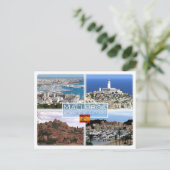 ES Mallorca - Uitzicht Palma Bay - Pet de Formento Briefkaart (Staand voorkant)