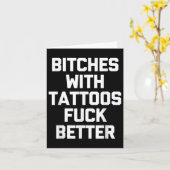 ES met Tattoos voor beter - grappig Tattoo liefheb Kaart (Gele Bloem)