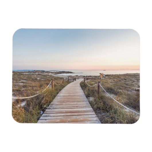 Es Pujols-strand op zonsopgang Magneet (Horizontaal)