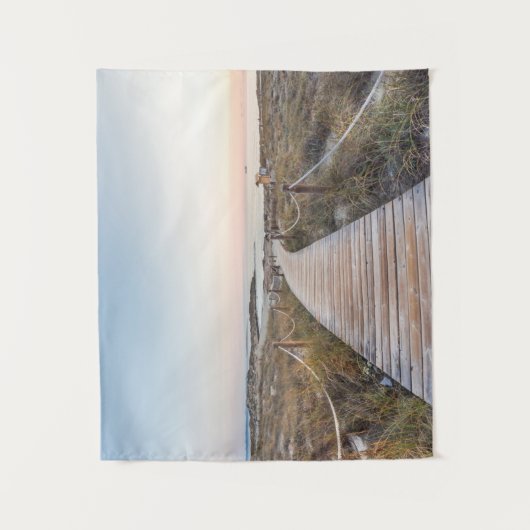 Es Pujols-strand op zonsopgang Wandkleed (Voorkant)