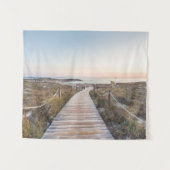 Es Pujols-strand op zonsopgang Wandkleed (Voorkant (horizontaal))