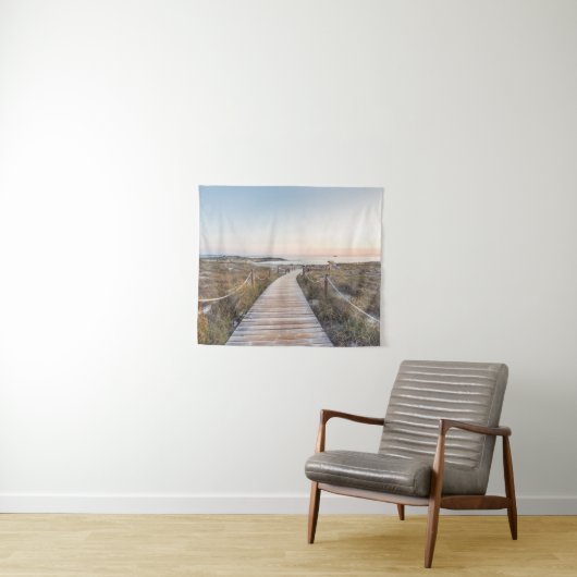 Es Pujols-strand op zonsopgang Wandkleed (In Situ (horizontaal))