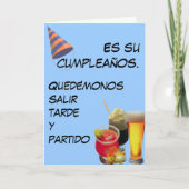 Es su cumpleaños. kaart (Voorkant)