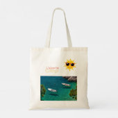 Es un bolso especial con un menaje positivo. tote bag (Achterkant)