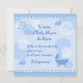 Es un Niño 01 - Invitación Kaart (Achterkant)