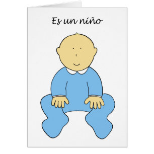 Es un niño Het is een Baby Boy in het Spaans