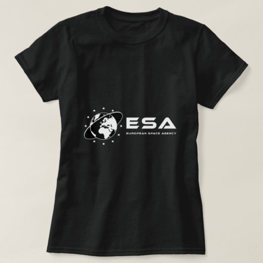 ESA logo Black Classic T-Shirt (Design voorkant)
