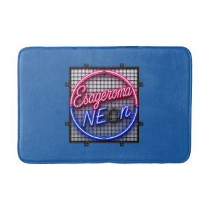 Esageroma Neon - Retro jaren 80 Synthwave Design Badmat