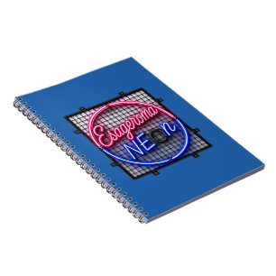Esageroma Neon - Retro jaren 80 Synthwave Design Notitieboek