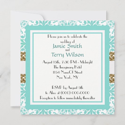 ESB 01 B&W Uitnodiging voor het Huwelijk (Achterkant)