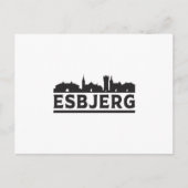 Esbjerg Denemarken Stad Skyline Cityscape Travel G Briefkaart (Voorkant)