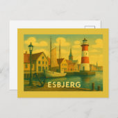 Esbjerg Man Meets Sea Briefkaart (Voorkant / Achterkant)