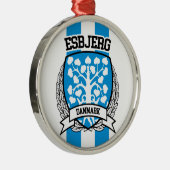 Esbjerg Metalen Ornament (Rechts)