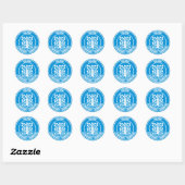 Esbjerg Round Emblem Ronde Sticker (Vel)