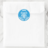 Esbjerg Round Emblem Ronde Sticker (Tas)