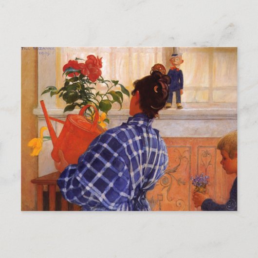 Esbjorn Brings Karin Violets Briefkaart (Voorkant)