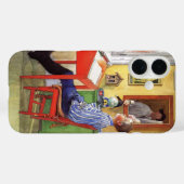 Esbjorn doet zijn huiswerk van Carl Larsson Case-Mate iPhone Case (Achterkant (horizontaal))