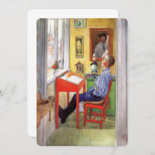 Esbjorn doet zijn thuiswerk door Carl Larsson (Voorkant / Achterkant)