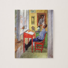 Esbjorn doet zijn thuiswerk door Carl Larsson Legpuzzel