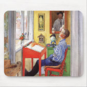 Esbjorn doet zijn thuiswerk door Carl Larsson Muismat (Voorkant)