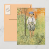 Esbjorn en Apple Tree Briefkaart (Voorkant / Achterkant)