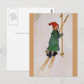 Esbjorn over Skis 1905 Briefkaart (Voorkant / Achterkant)