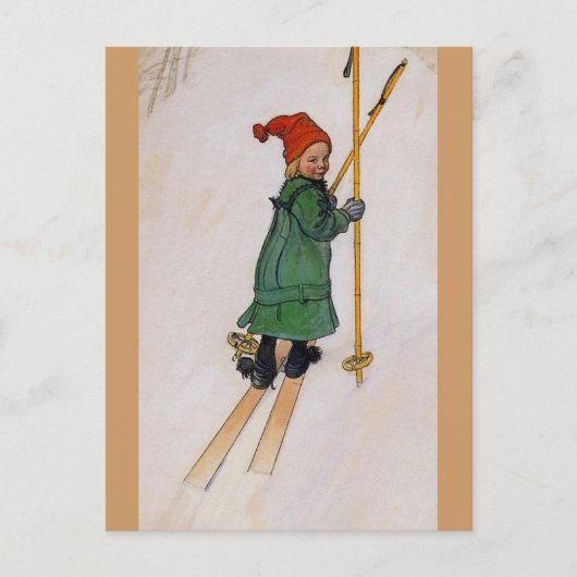 Esbjorn over Skis 1905 Briefkaart (Voorkant)