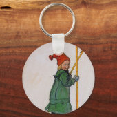 Esbjorn over Skis 1905 Sleutelhanger (Voorkant)