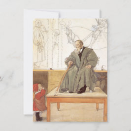 Esborjn en haar grootvader (meisje en opa) kaart