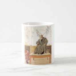 Esborjn en haar grootvader (meisje en opa) koffiemok