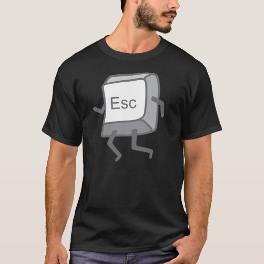 Esc Buton T-shirt (Voorkant)