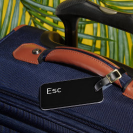 ESC (Escape)-computersleutel Bagagelabel