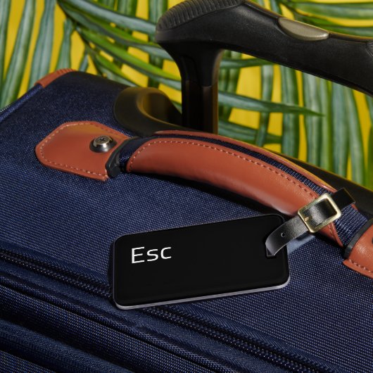 ESC (Escape)-computersleutel Bagagelabel (Voorkant Insitu 3)