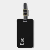ESC (Escape)-computersleutel Bagagelabel (Voorkant verticaal)