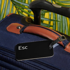 ESC (Escape)-computersleutel Bagagelabel