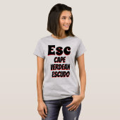 Esc Kaapverdische escudo wit T-shirt (Voorkant volledig)