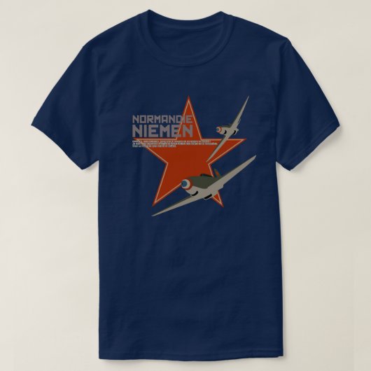 Escadron de Chasse 2/30 Normandie-Niemen T-shirt (Design voorkant)