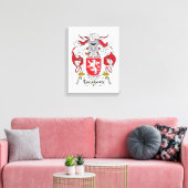 Escalante Family Crest Canvas Afdruk (Insitu (Woonkamer))