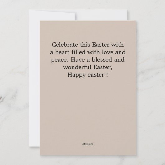 Escalante Pasen, vader familie Calligrafie foto Feestdagenkaart (Achterkant)